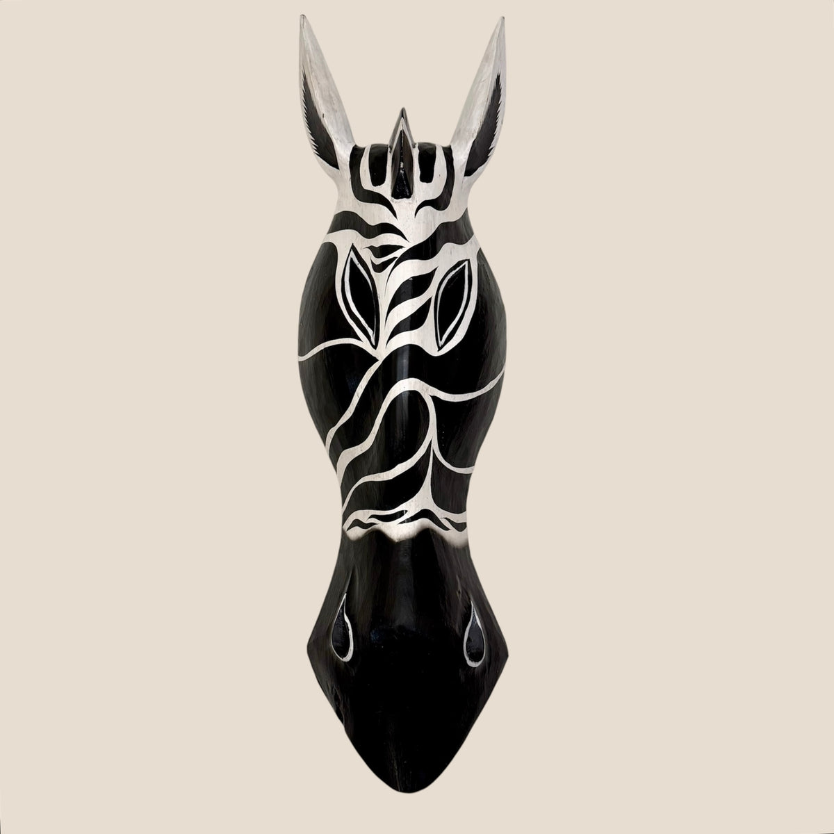 Zebra Noir Wall Sculpture