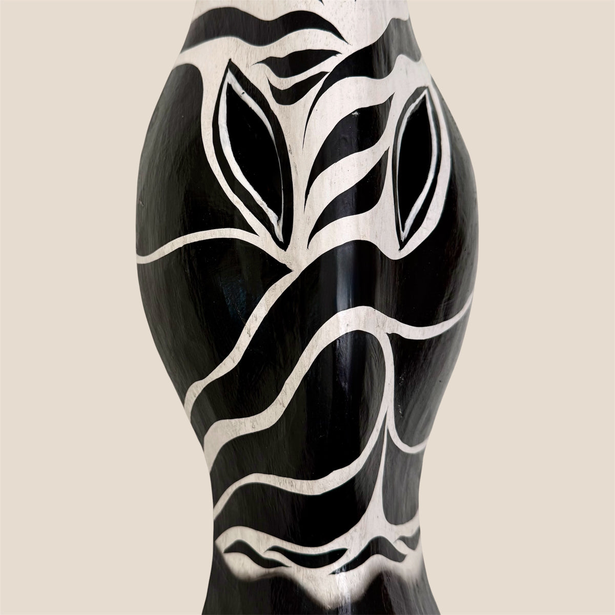 Zebra Noir Wall Sculpture