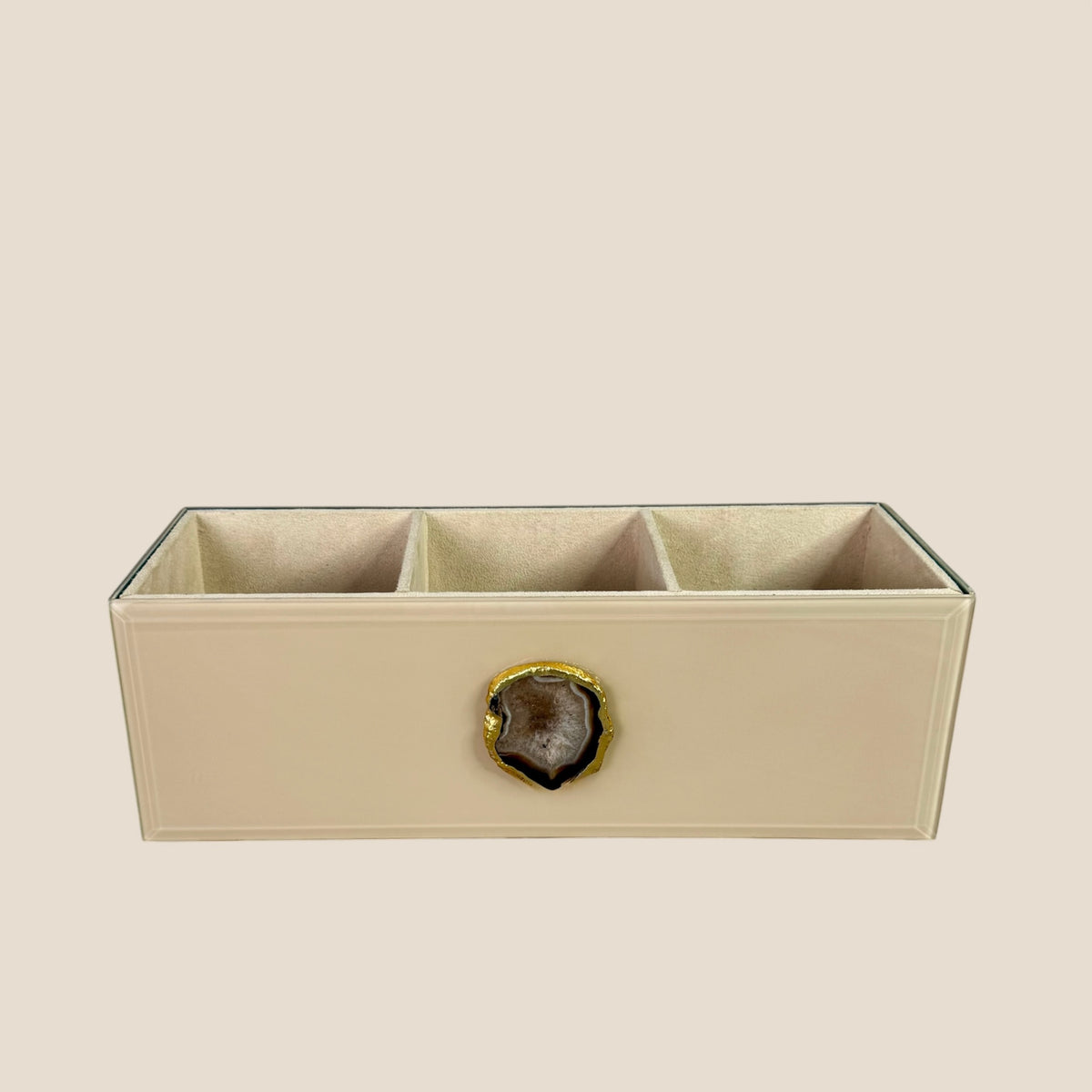 Agate Elegance Cutlery Organizer - BEIGE