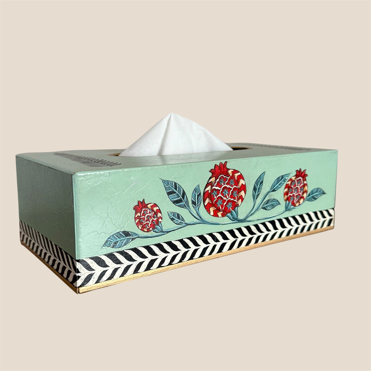Pomegrenate Grove Tissue Box
