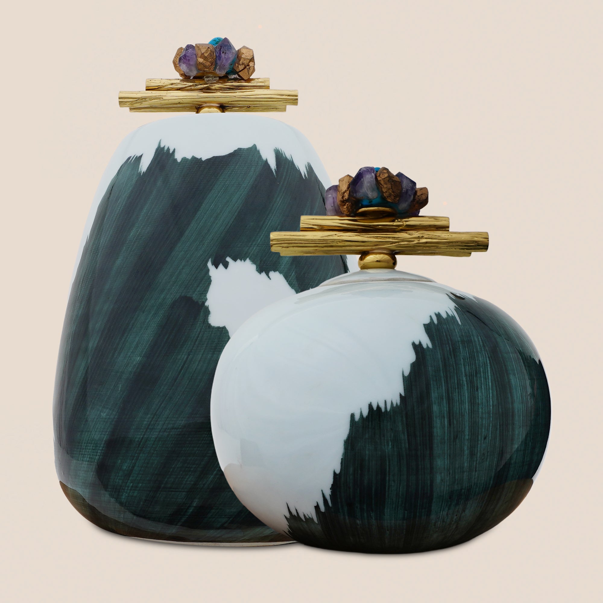 SEMI PRECIOUS URNS