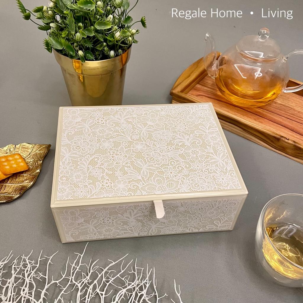Lace Glass Box