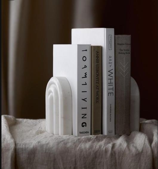 Arc Marble Bookend