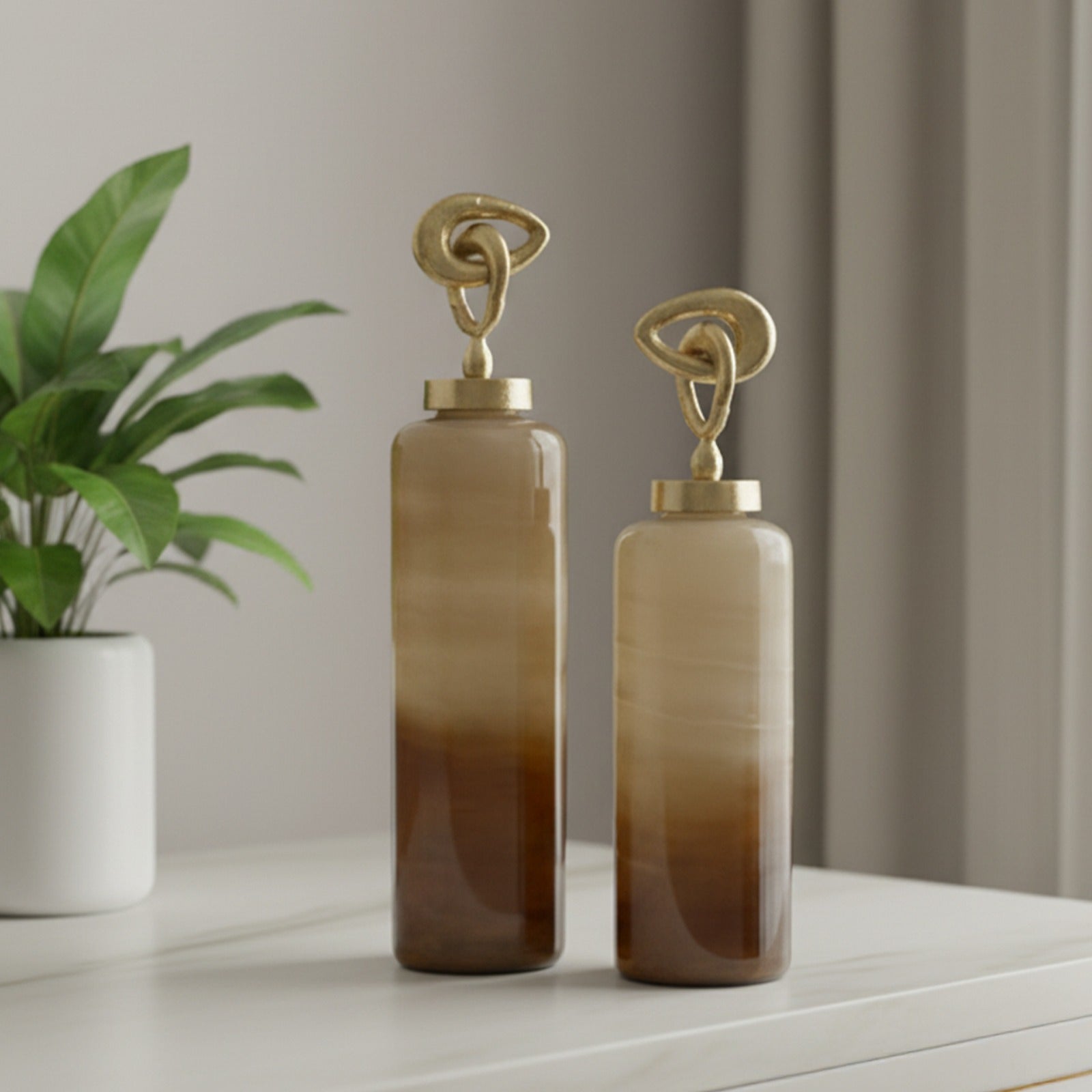 Earhtstone Decor Bottles