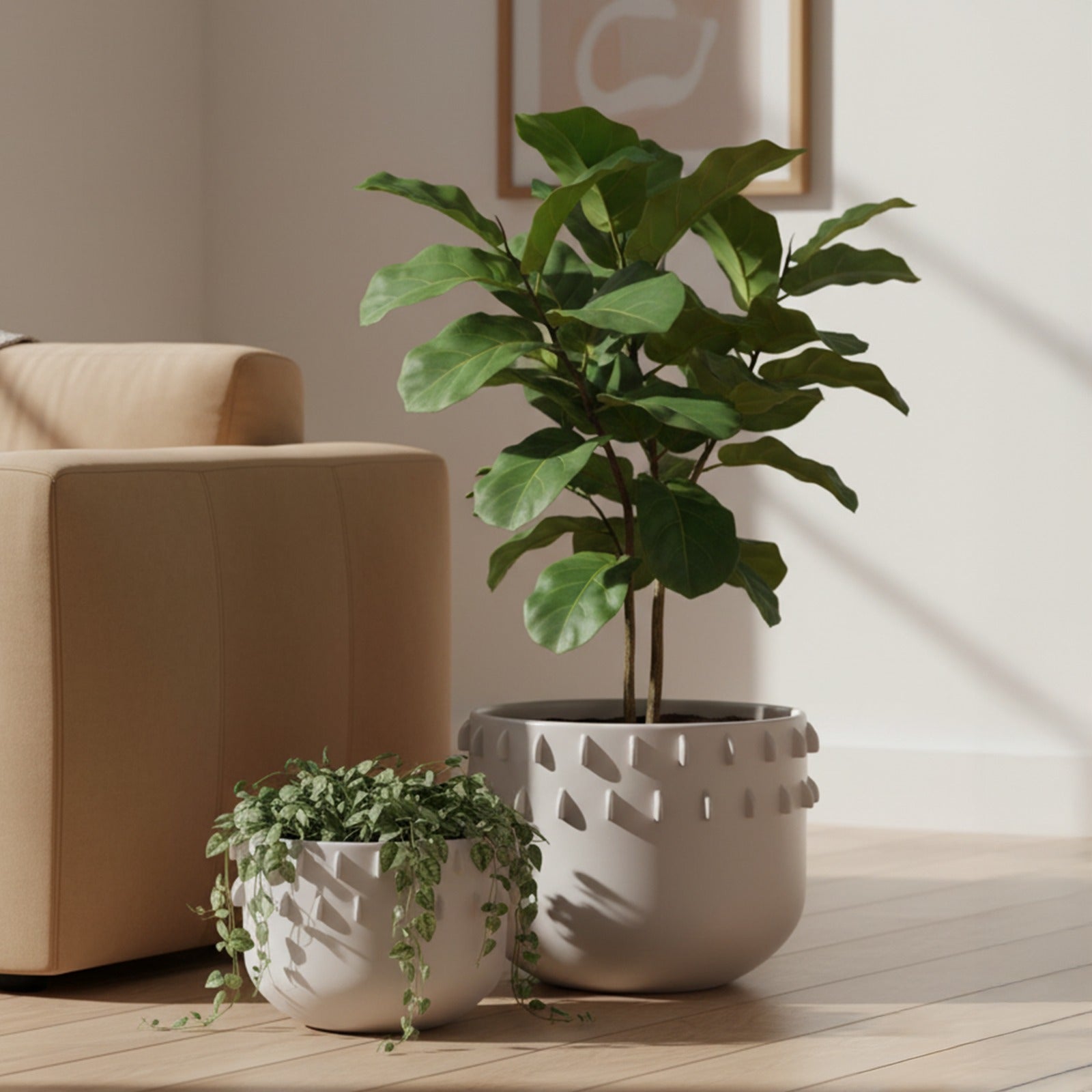 The Spiked Terra Ivory Planter