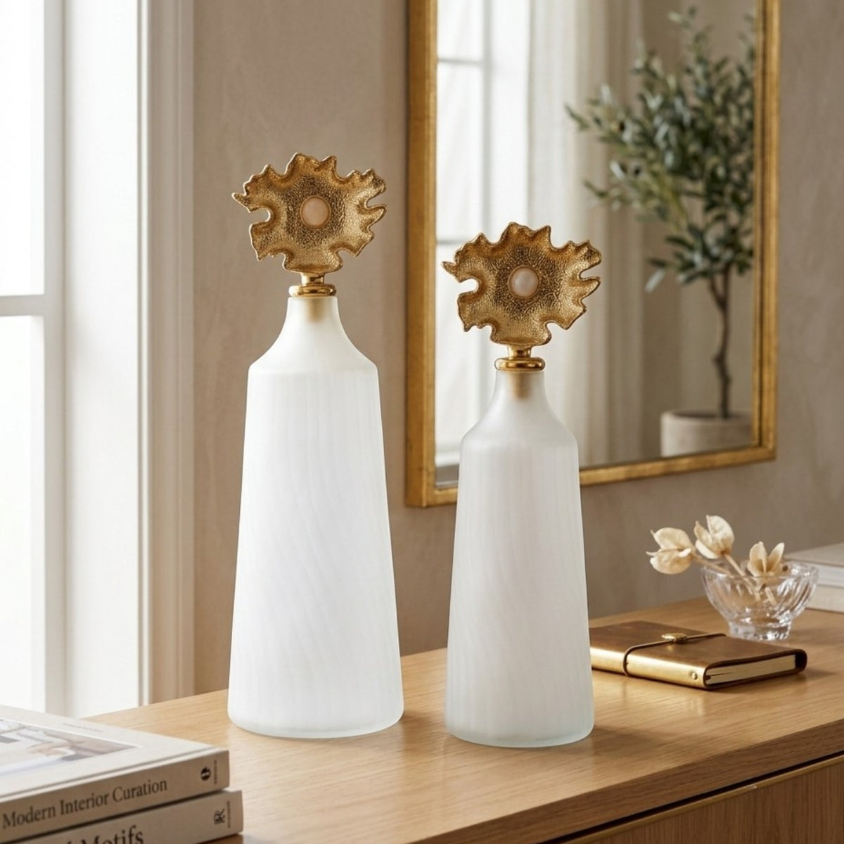 Ivory Bloom Pair