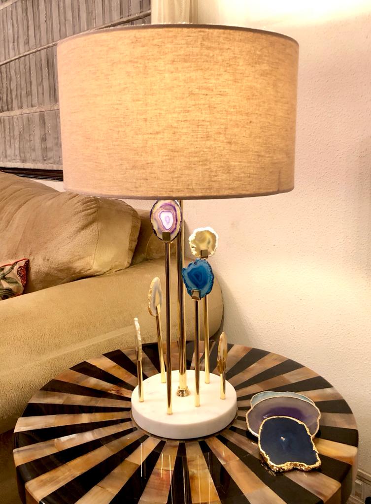 Tuscany Agate Table Lamp