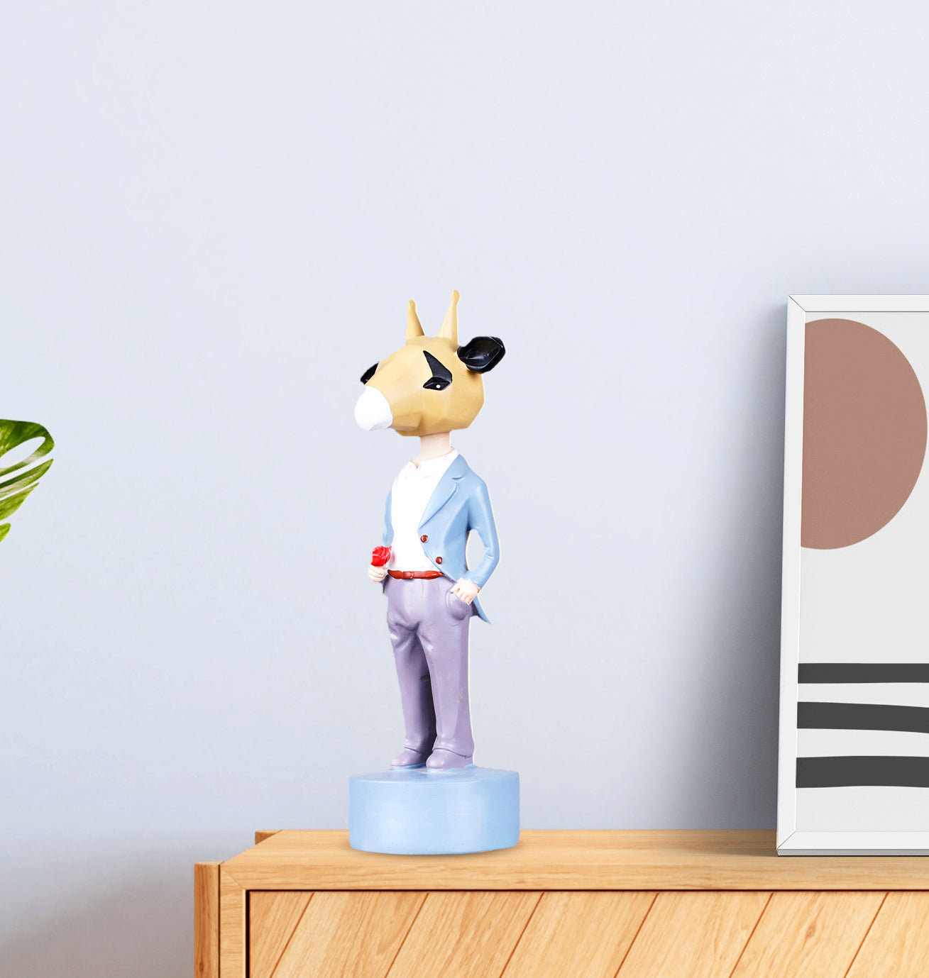 Dapper Giraffe Gentleman Figurine