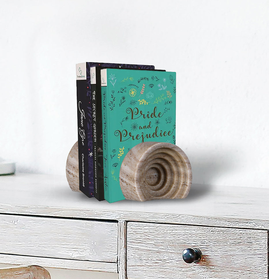 Ripple Stone Bookend