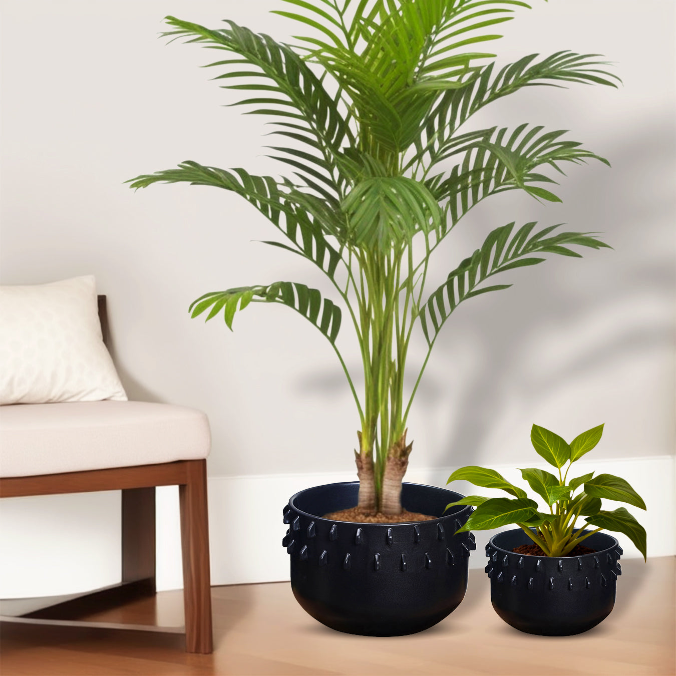The Spiked Terra Black Planter - Small