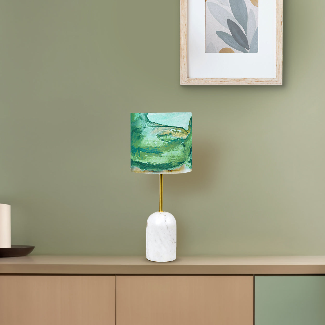 Emerald Horizon Table Lamp